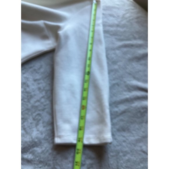 Talbots Women’s Sz.XL Ribbed Portrait Collar Top Blouse Cream cotton Blend - Picture 7 of 10